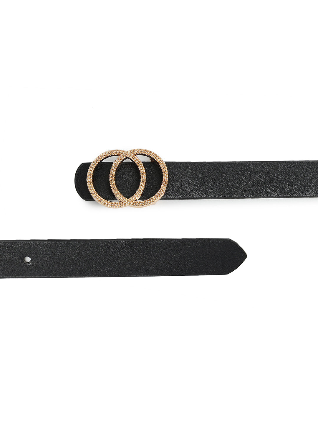 CRUSSET Women Push Pin Slim Casual BeltQA5570