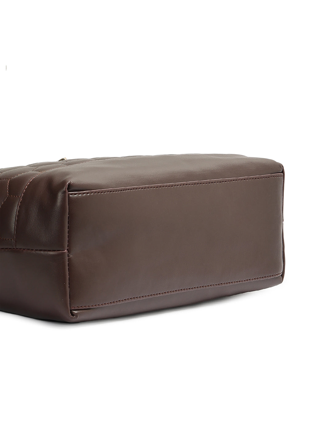Crusset Womens Coffe Brown Embossed Tote Bag Stylish Handbag & Shoulder Bag CH20774