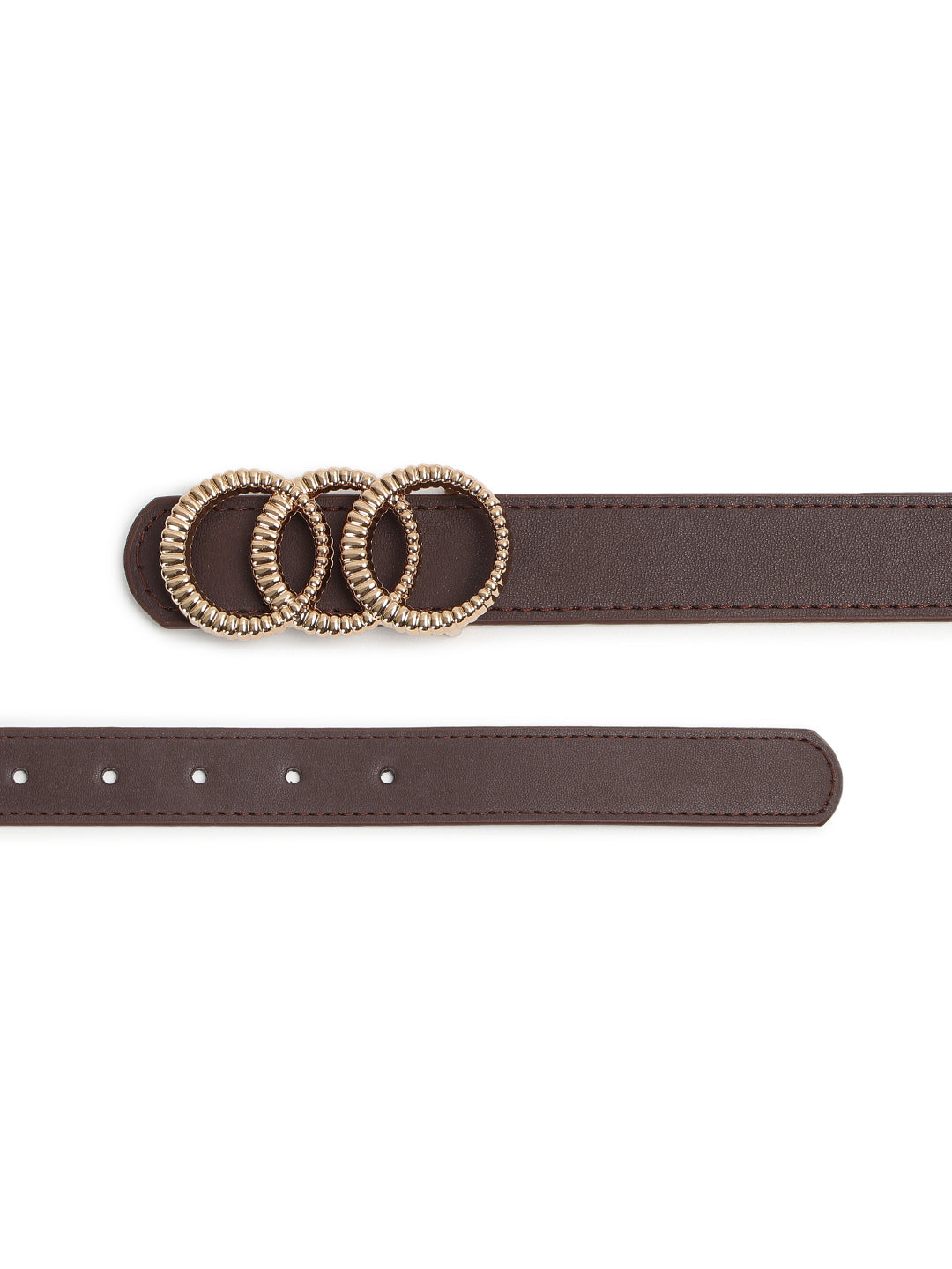 CRUSSET Women Textured PU BeltQA5577