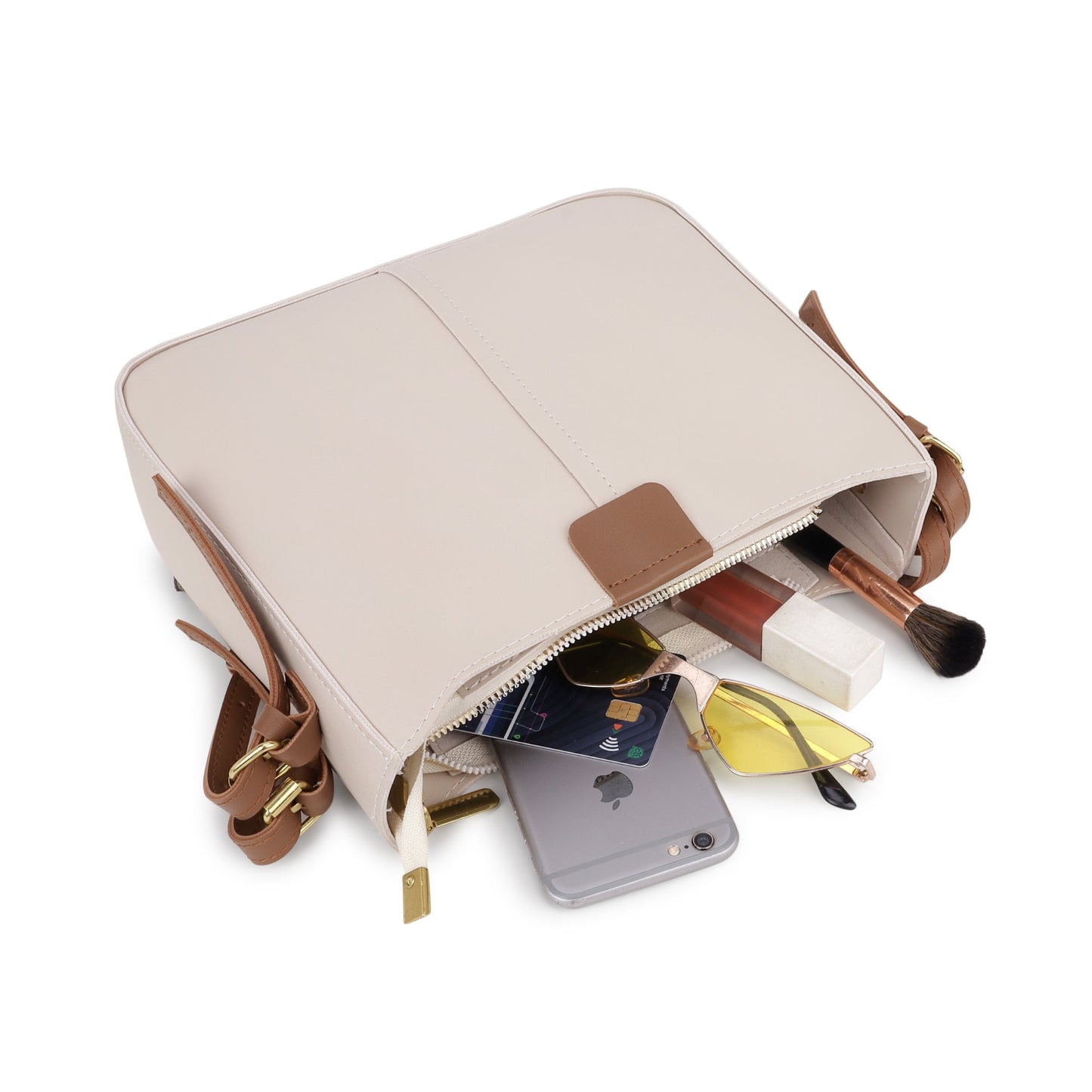 Crusset Ladies Shoulder Bag Stylish Handbag Structured Shoulder Bag Crossbody Bag CI20761