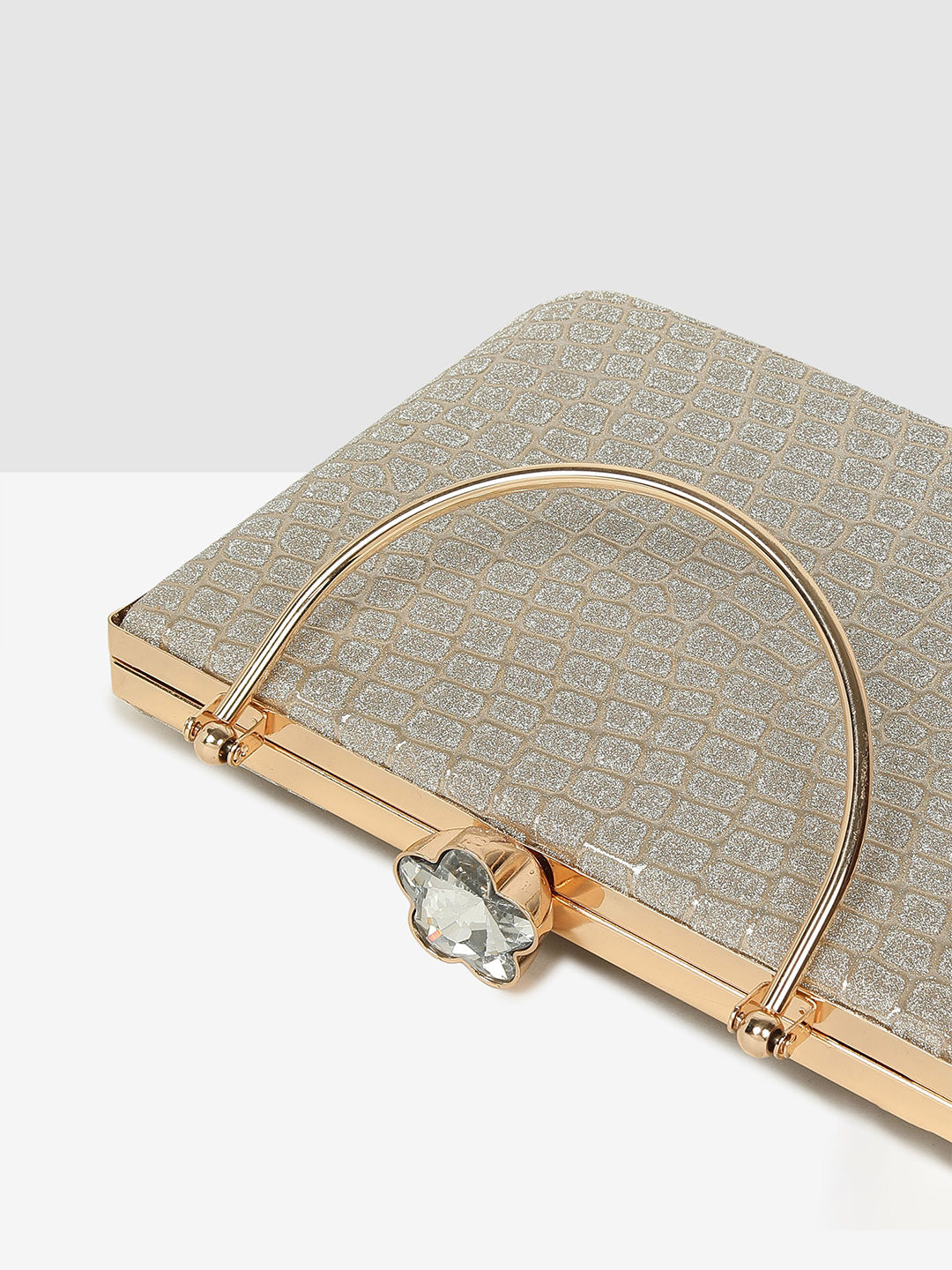 Gold Elegant Evening Clutch