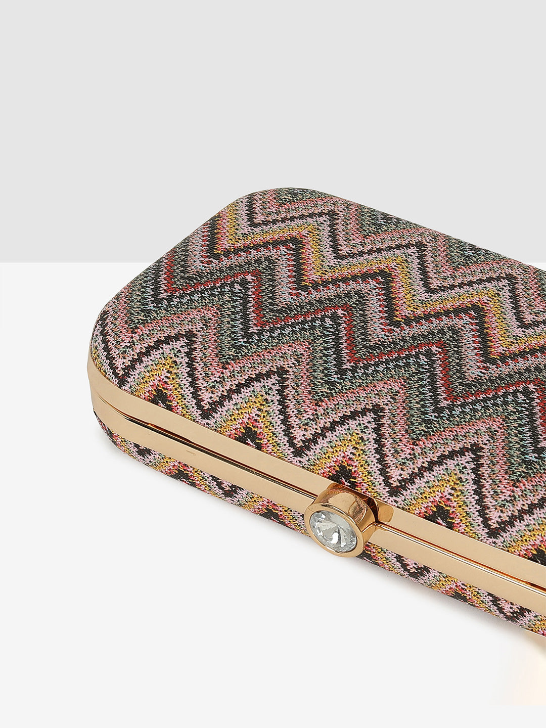 Multi-Color Chic Frame Clutch