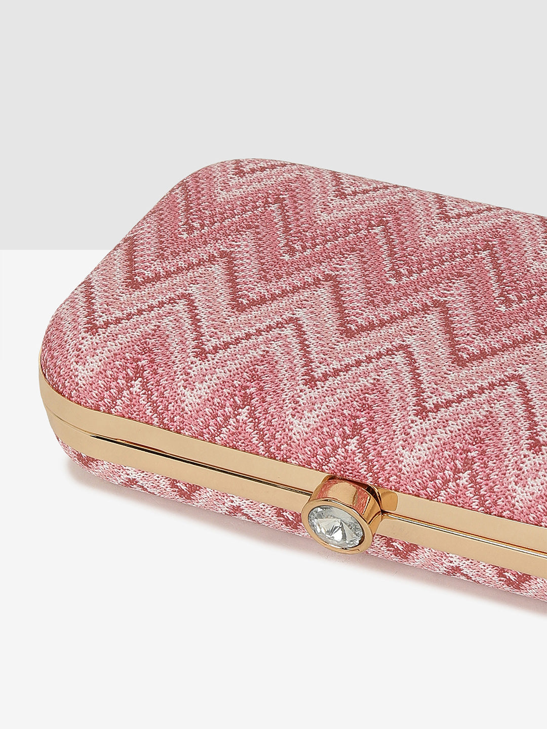 Multi-Tone Elegance Frame Clutch
