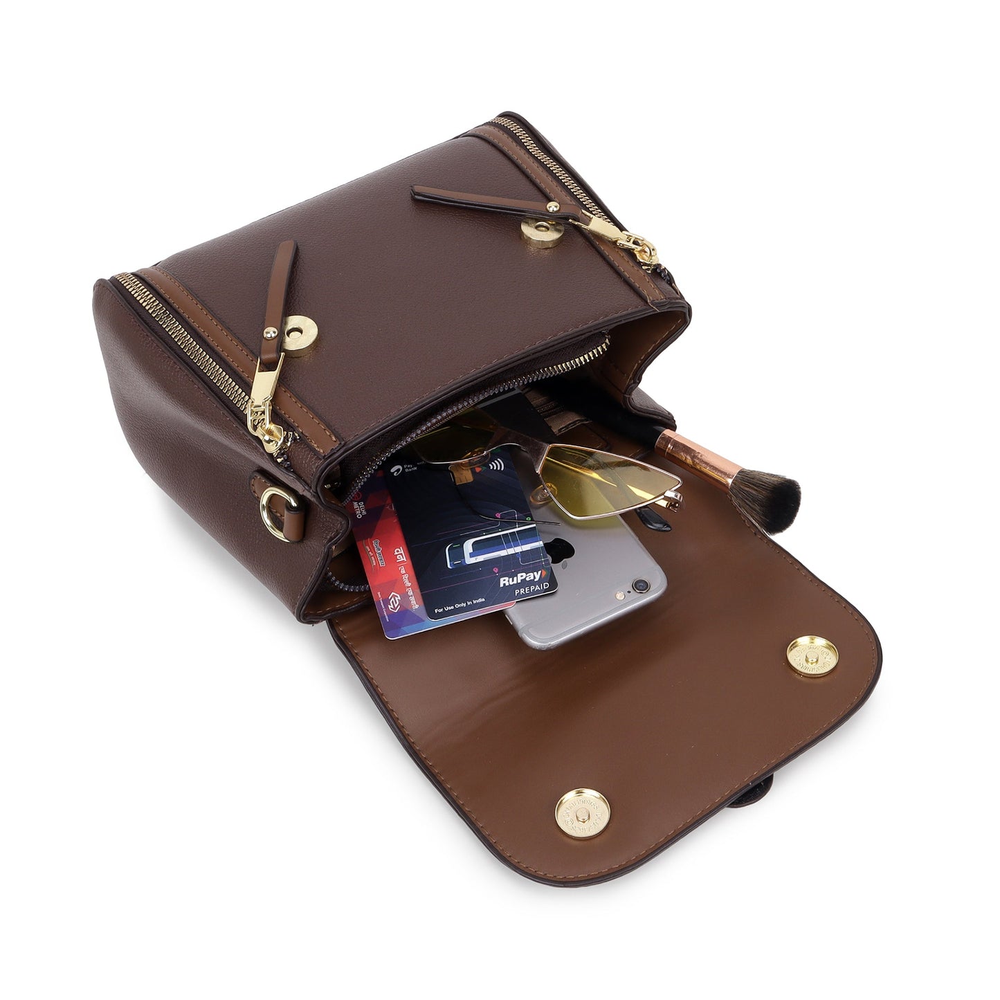 Crusset Ladies Shoulder Bag Stylish Handbag Structured Handheld Bag Crossbody Bag CI20753