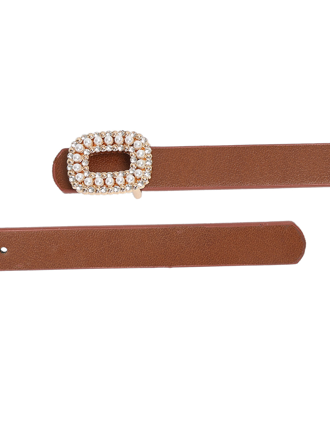 CRUSSET Women Textured PU BeltQA5586