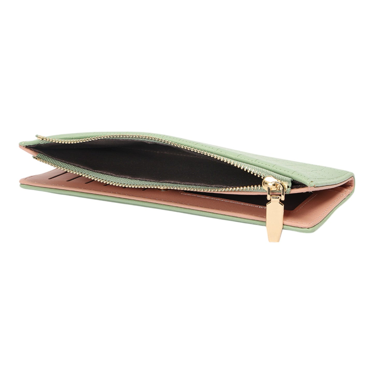 Crusset Wallet for Women – Faux Leather Ladies Purse with Button Closure | Large Two Fold Textured Women’s Wallet CW20758