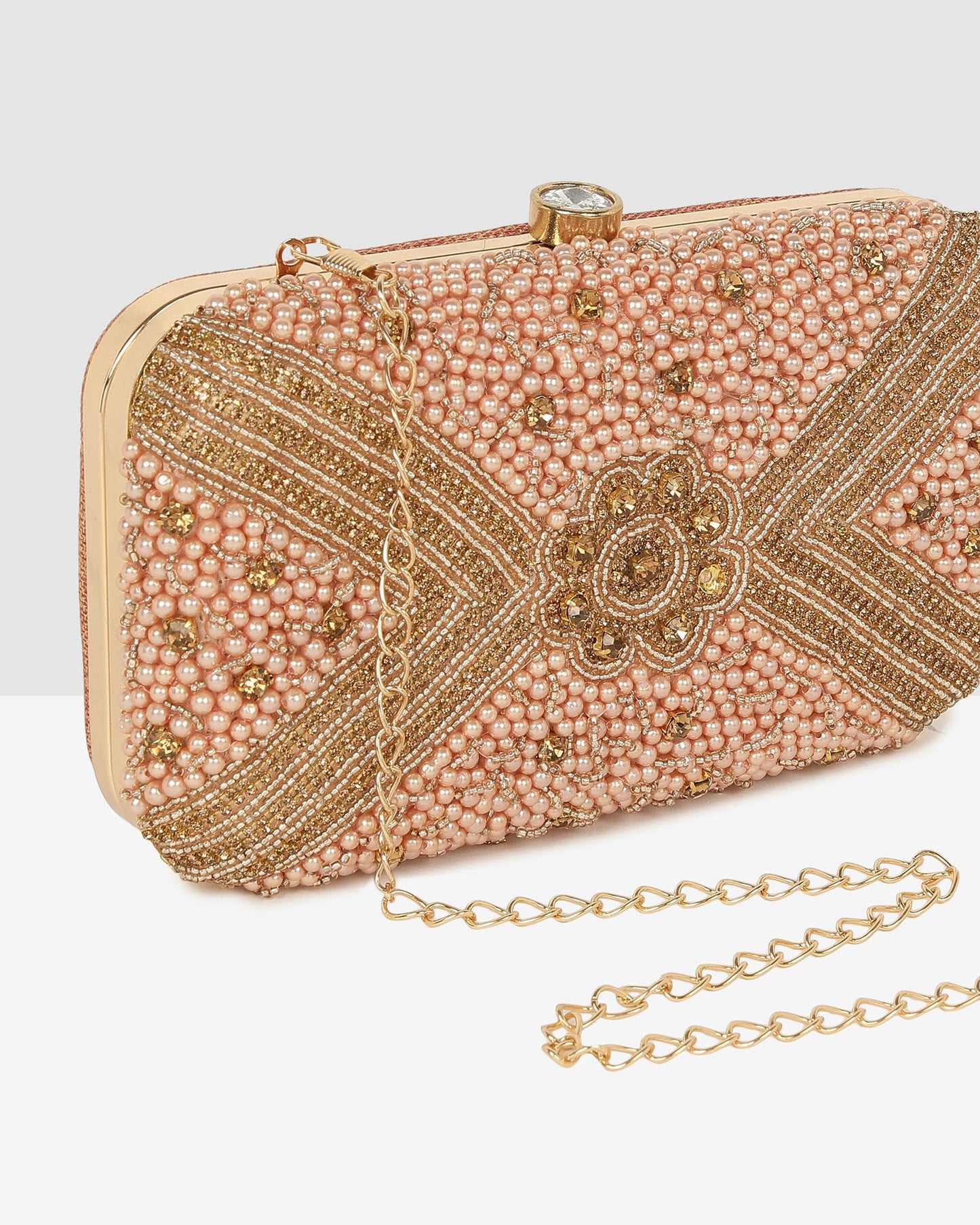 Ladies Off White Purse Handbag