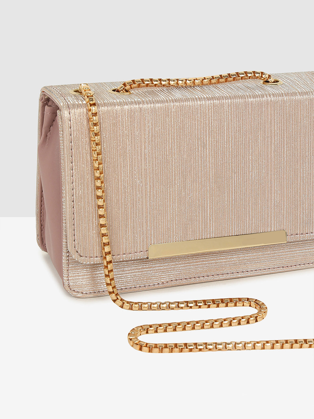 Gold Elegant Evening Clutch