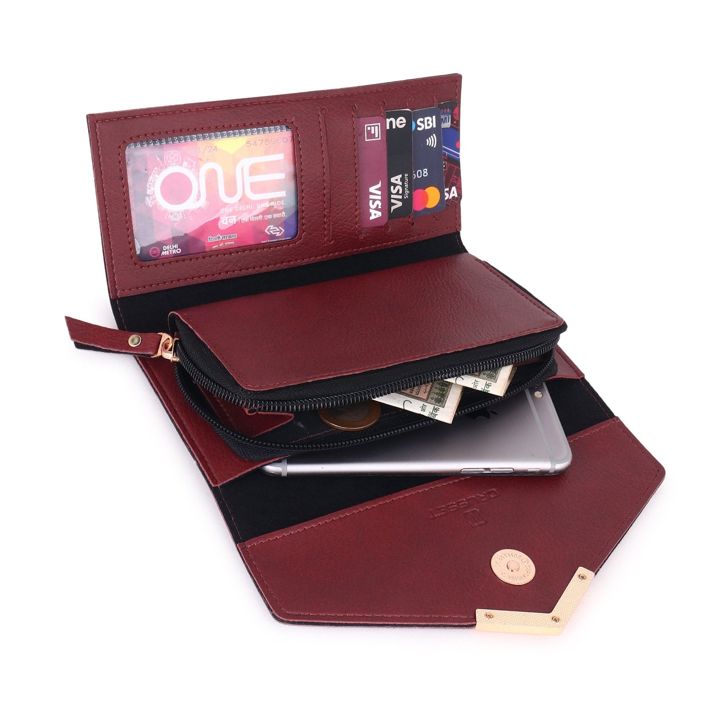 CRUSSET Women Three Fold Wallet CW20725