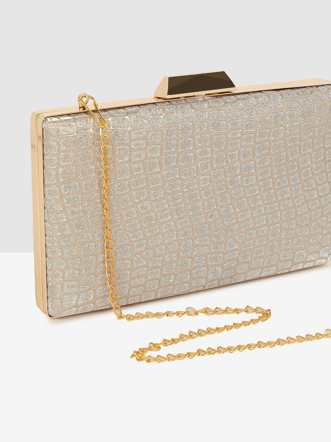 Ladies Gold Clutch
