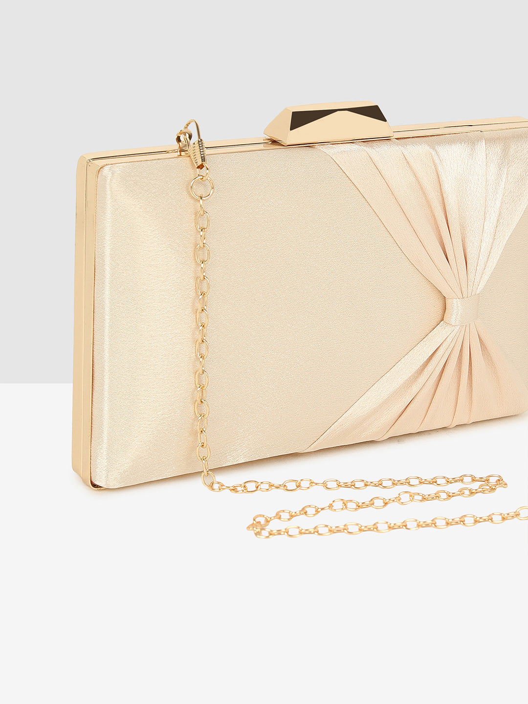 Peach Perfect Bow Clutch