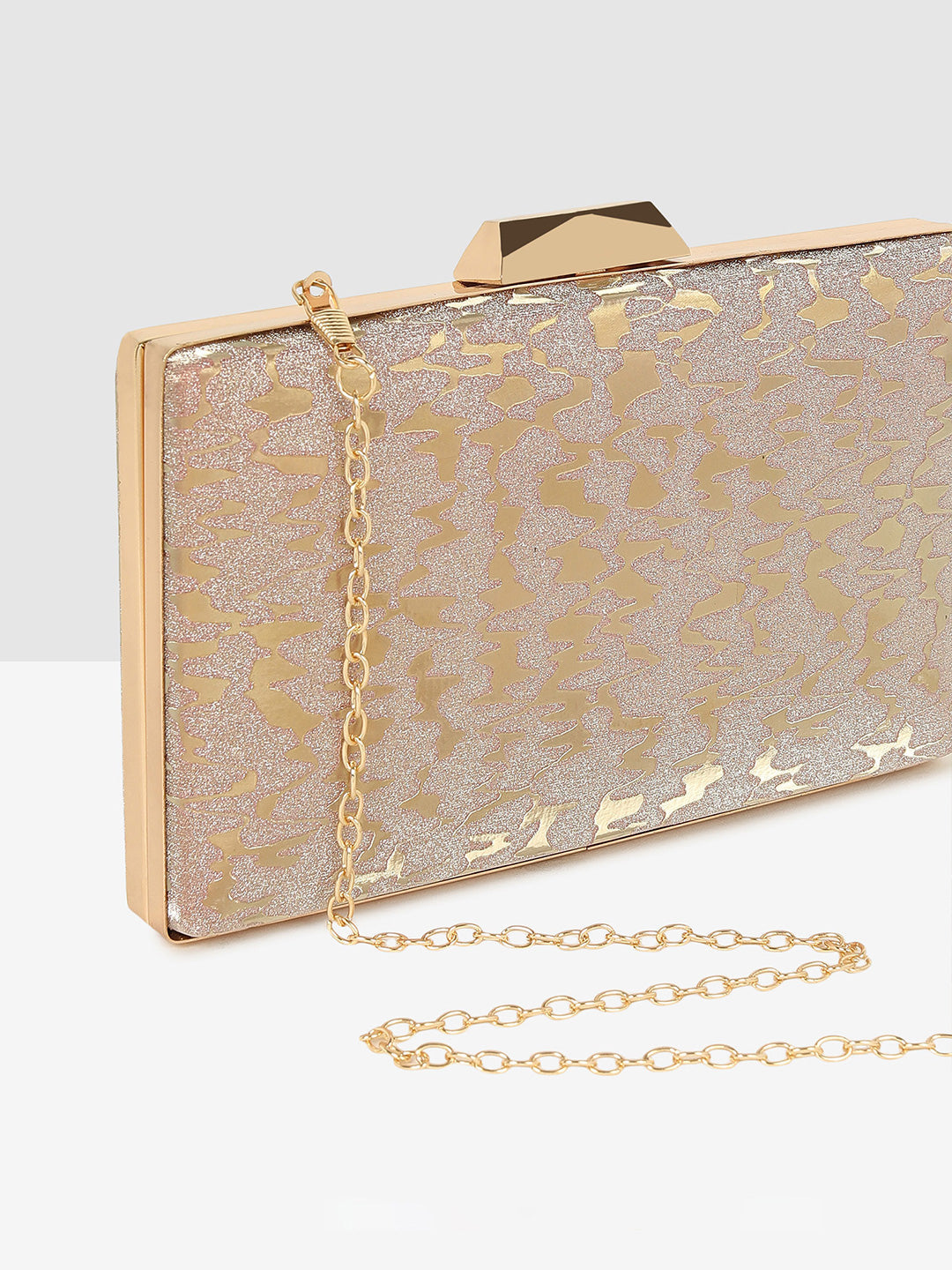Ladies Gold Frame Clutch