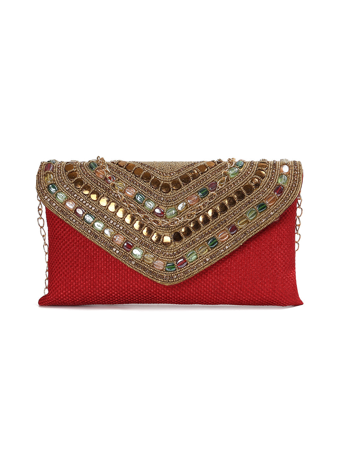 CRUSSET Embellished Purse With Shoulder StrapCL20772