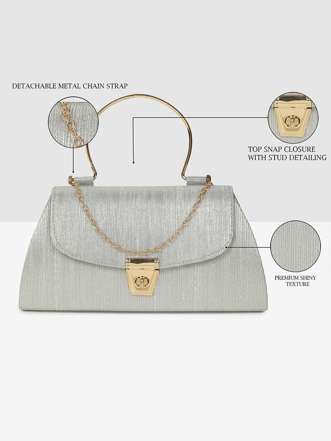 Silver Purse for Weddings & Parties