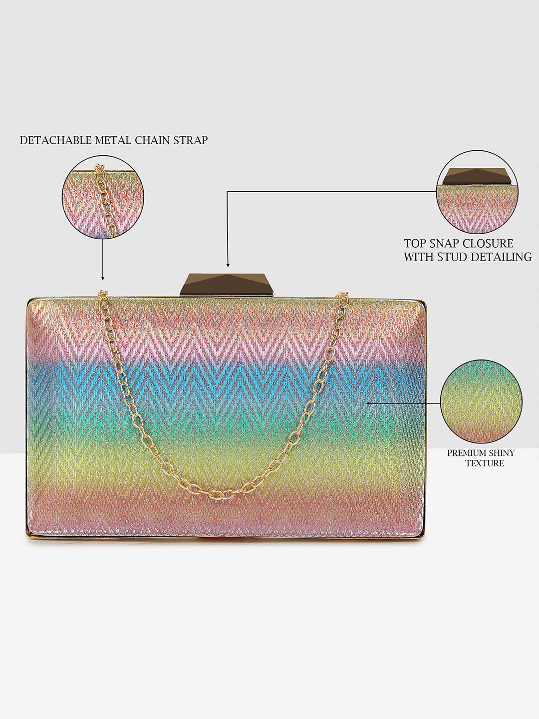 Ladies Multi Colors Purse Handbag