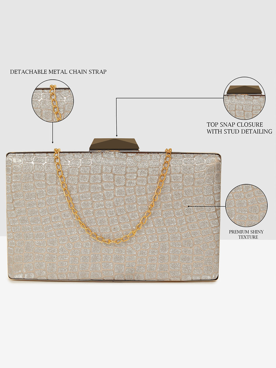 Ladies Gold Clutch