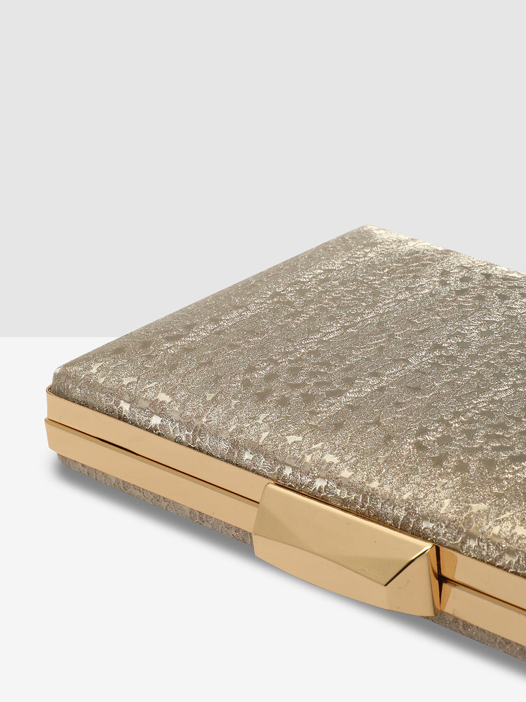 Golden Purse with Embellishments and Embroidery