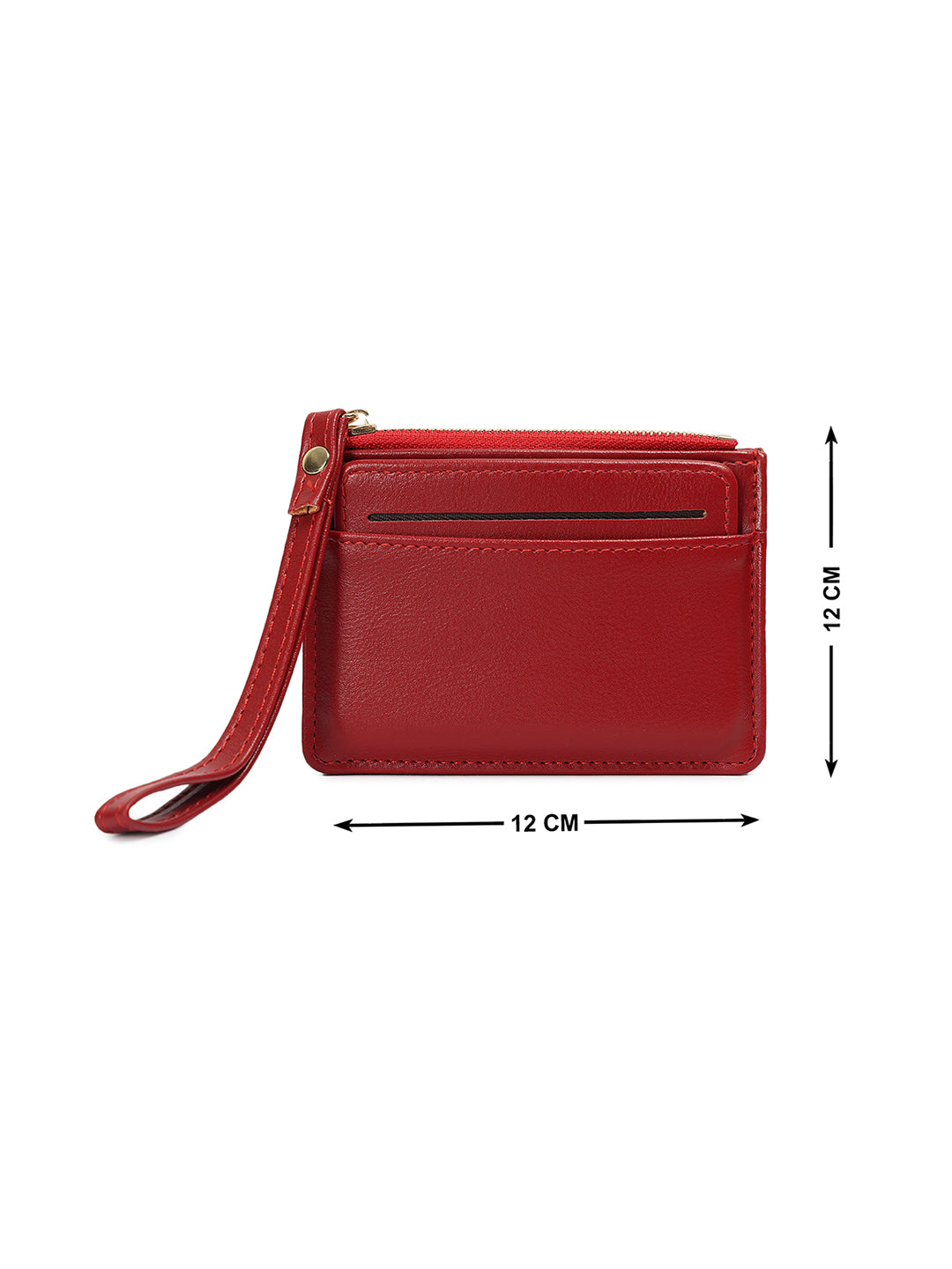 Crusset Wallet for Women – PU Ladies Purse with Button Closure | Two Fold Textured Women’s Wallet CW20769