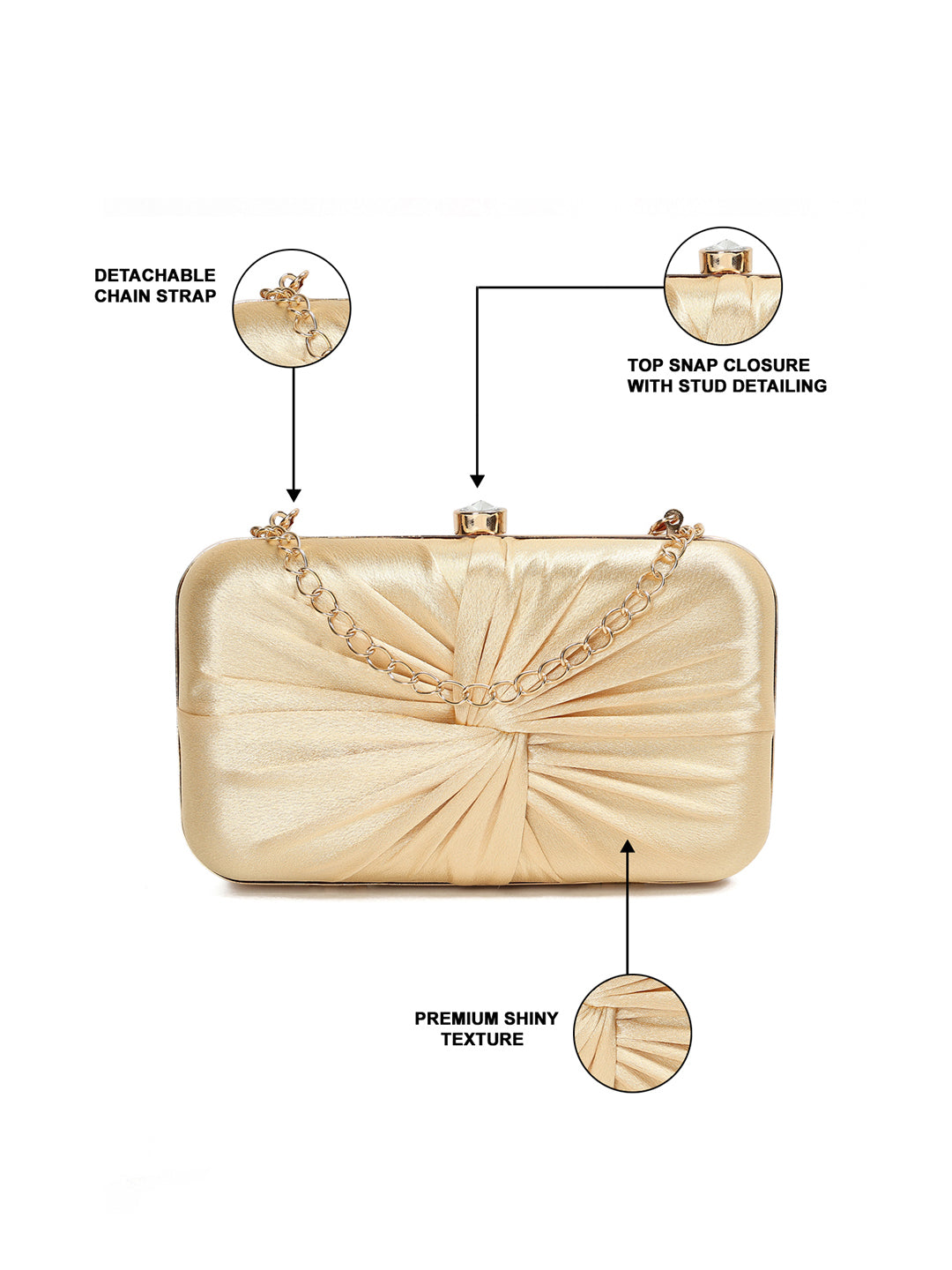 Crusset Embellished Box ClutchCL20778