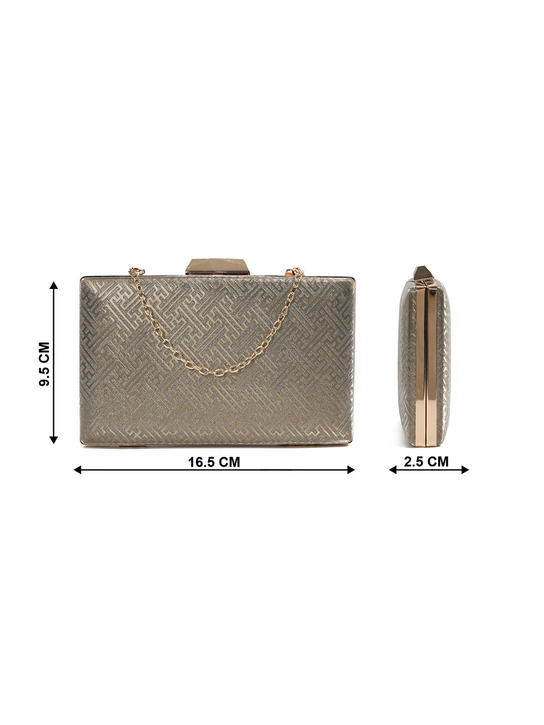 Crusset Textured Box ClutchCL20779