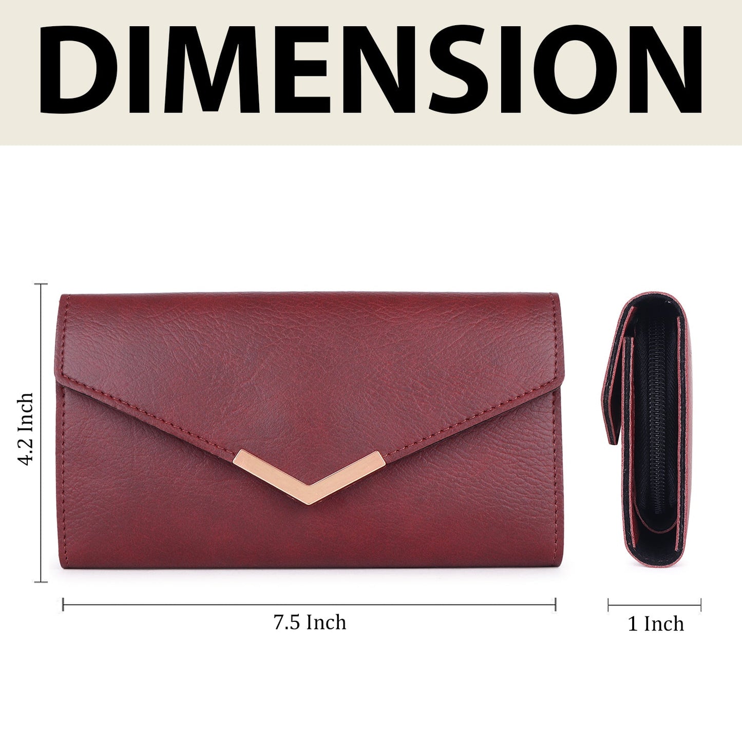 CRUSSET Women Three Fold Wallet CW20725