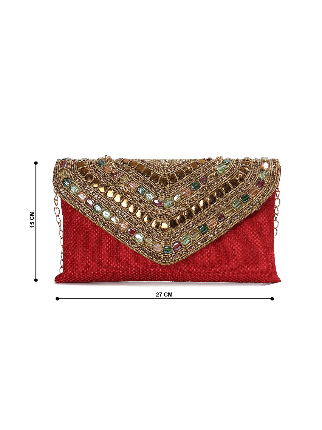 CRUSSET Embellished Purse With Shoulder StrapCL20772
