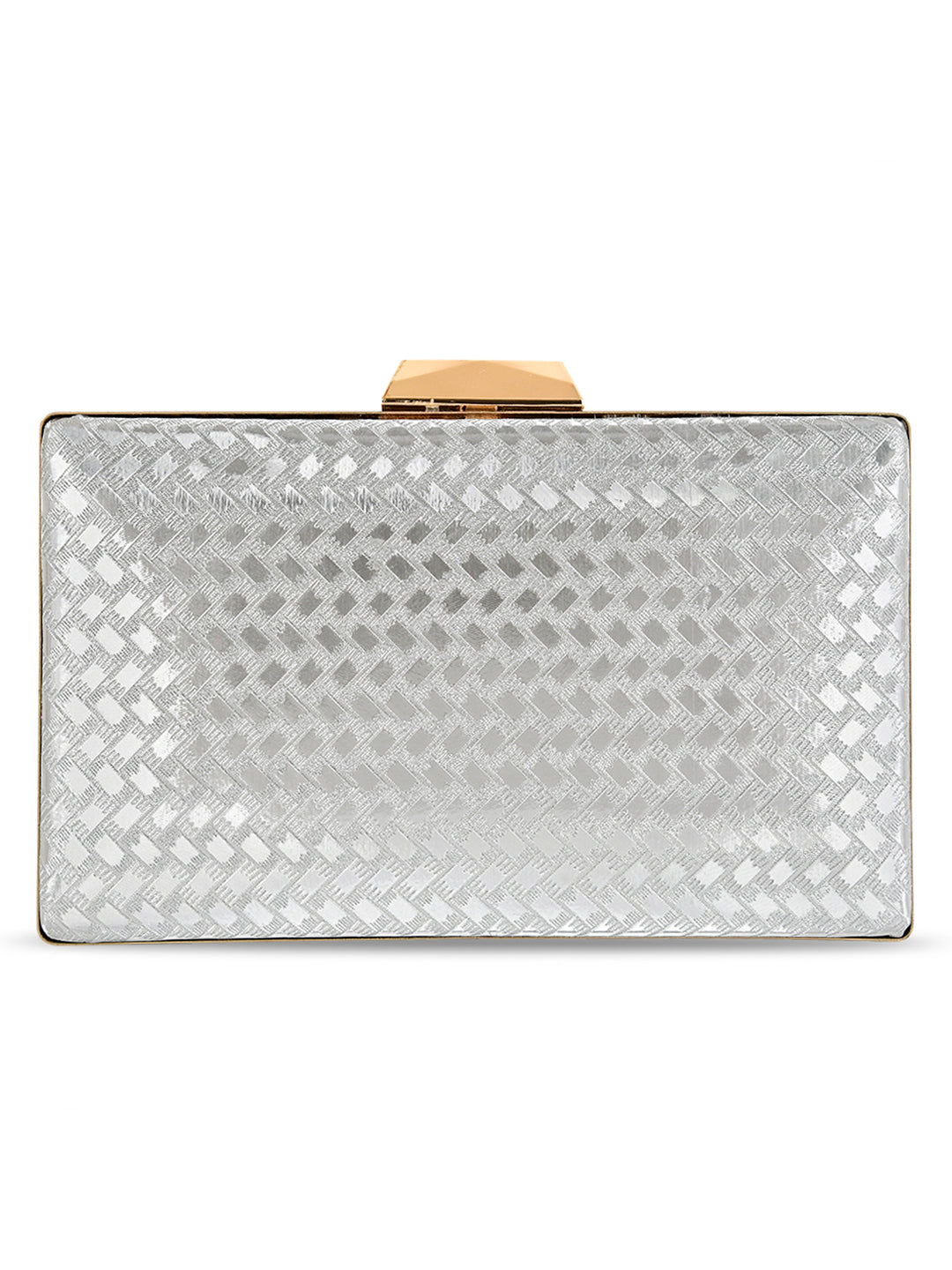 Ladies Silver Sparkle Clutch