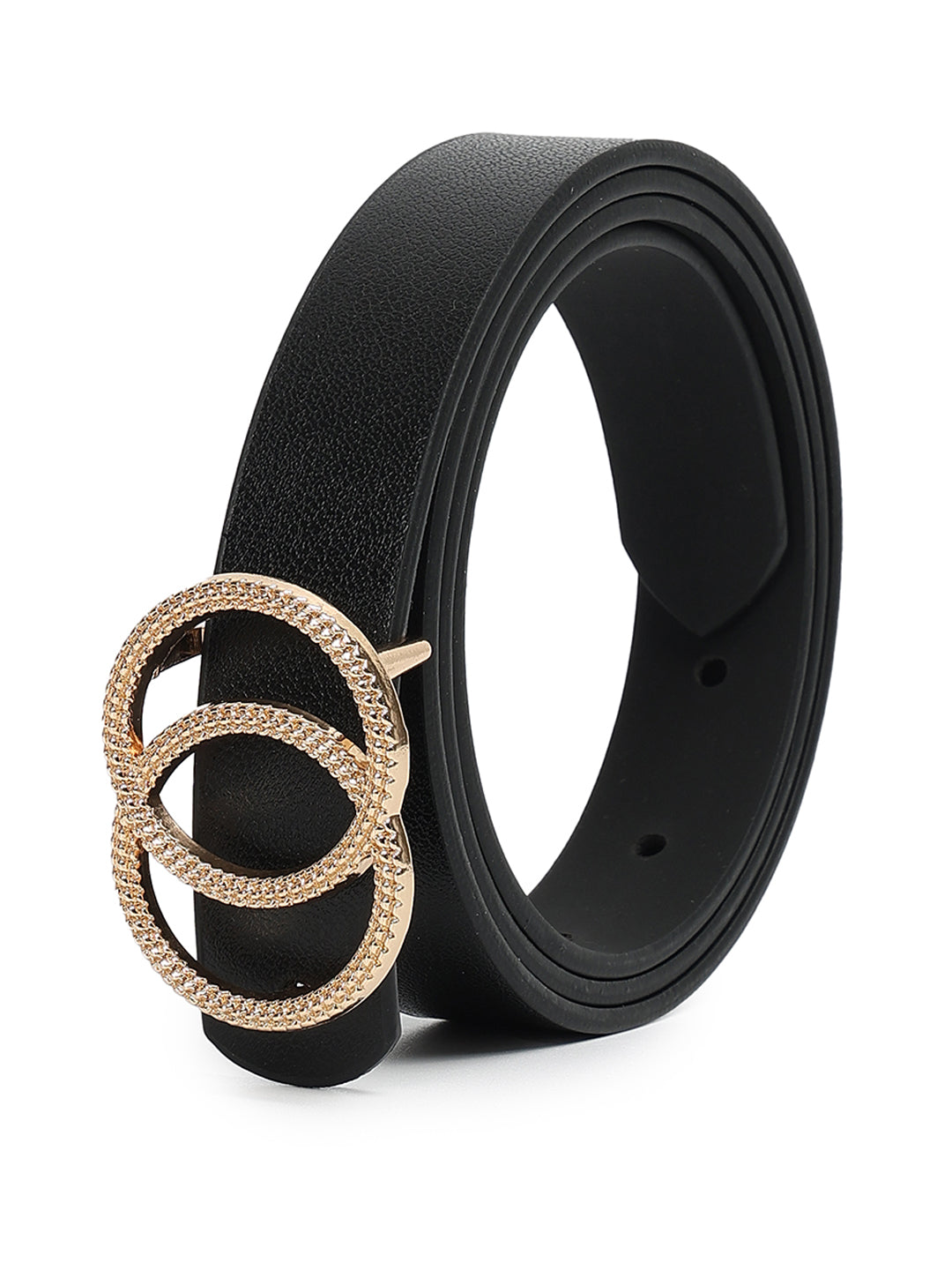 CRUSSET Women Push Pin Slim Casual BeltQA5570