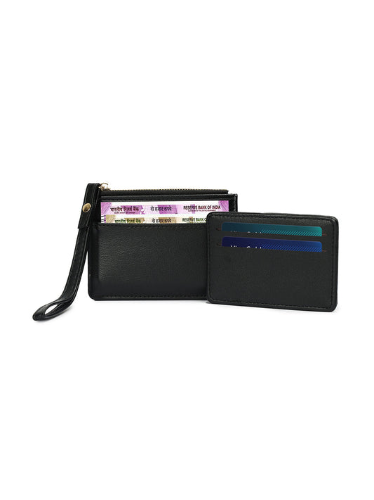 Crusset Wallet for Women â€“ PU Ladies Purse with Button Closure | Two Fold Textured Womenâ€™s Wallet CW20770