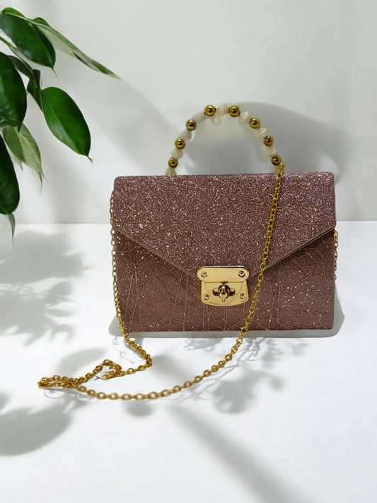 Crusset Stylish Women's Hand Embroidered Box Clutch Purse CL20729