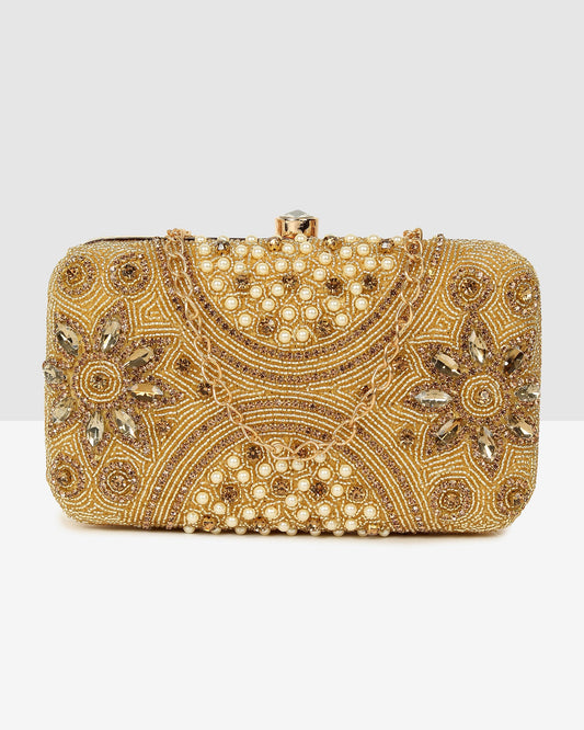 Ladies Off White Handbag