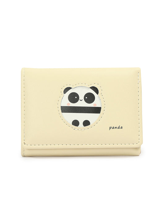Crusset Wallet for Women â€“ PU Ladies Purse with Button Closure | Two Fold Textured Womenâ€™s Wallet CW20768