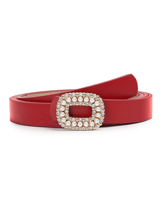 CRUSSET Women Embellished PU BeltQA5585
