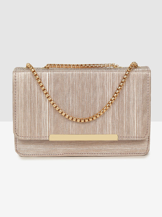 Gold Elegant Evening Clutch