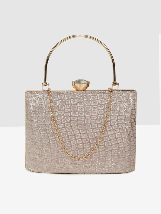Elegant Ladies Handbag Pink Purse for Weddings & Parties