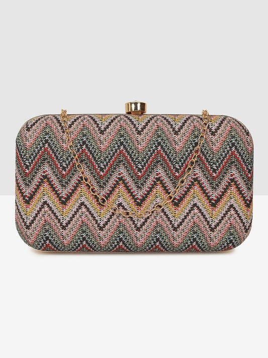 Multi-Color Chic Frame Clutch