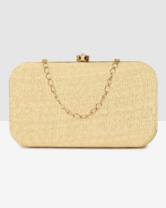 Ladies Gold Purse Handbag