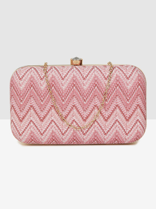 Multi-Tone Elegance Frame Clutch
