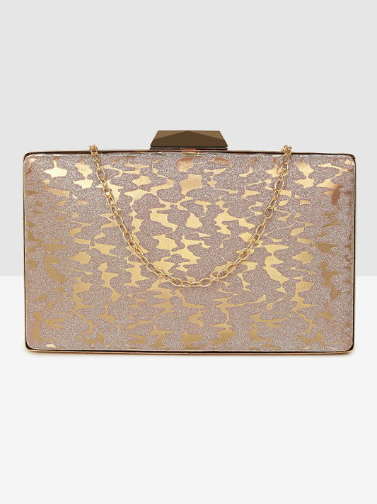 Ladies Gold Frame Clutch