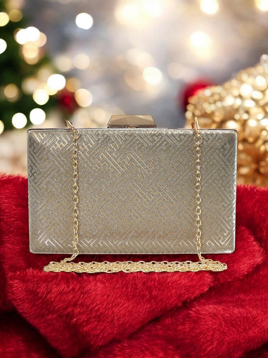Crusset Textured Box ClutchCL20779
