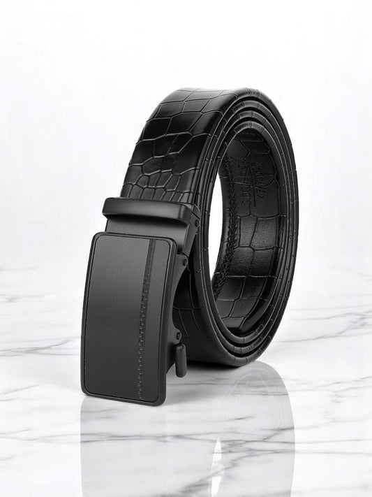 CRUSSET Men Textured Formal BeltCI5623