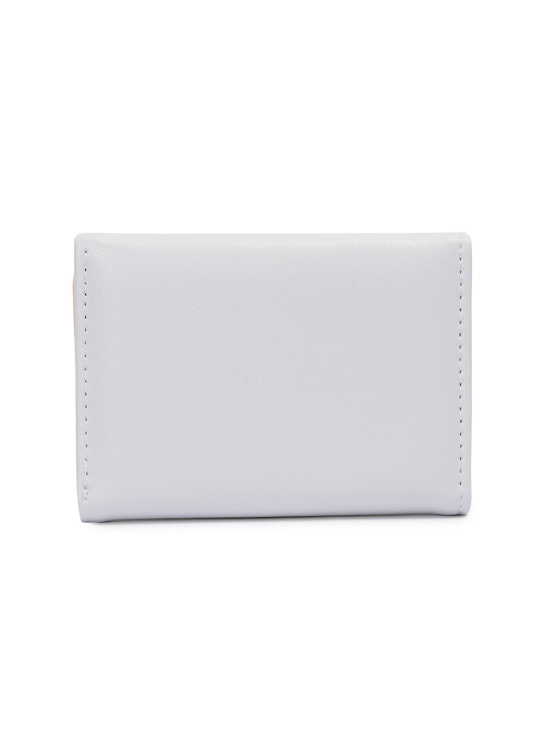 Crusset Wallet for Women â€“ PU Ladies Purse with Button Closure | Two Fold Textured Womenâ€™s Wallet CW20767