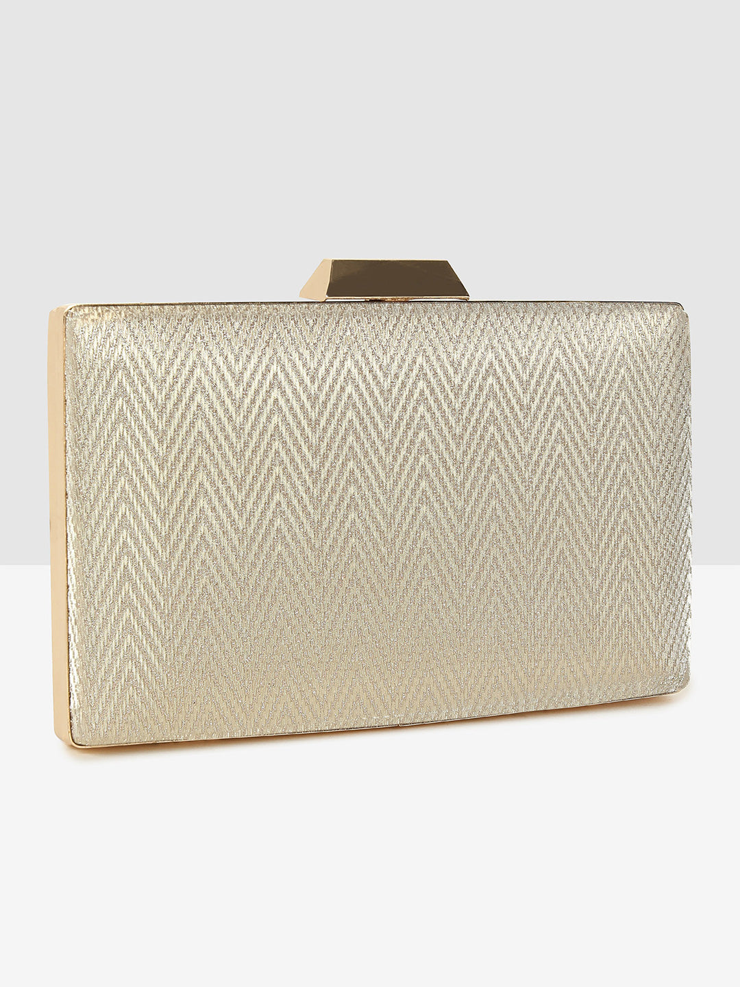 Glamor Gold Chain Clutch