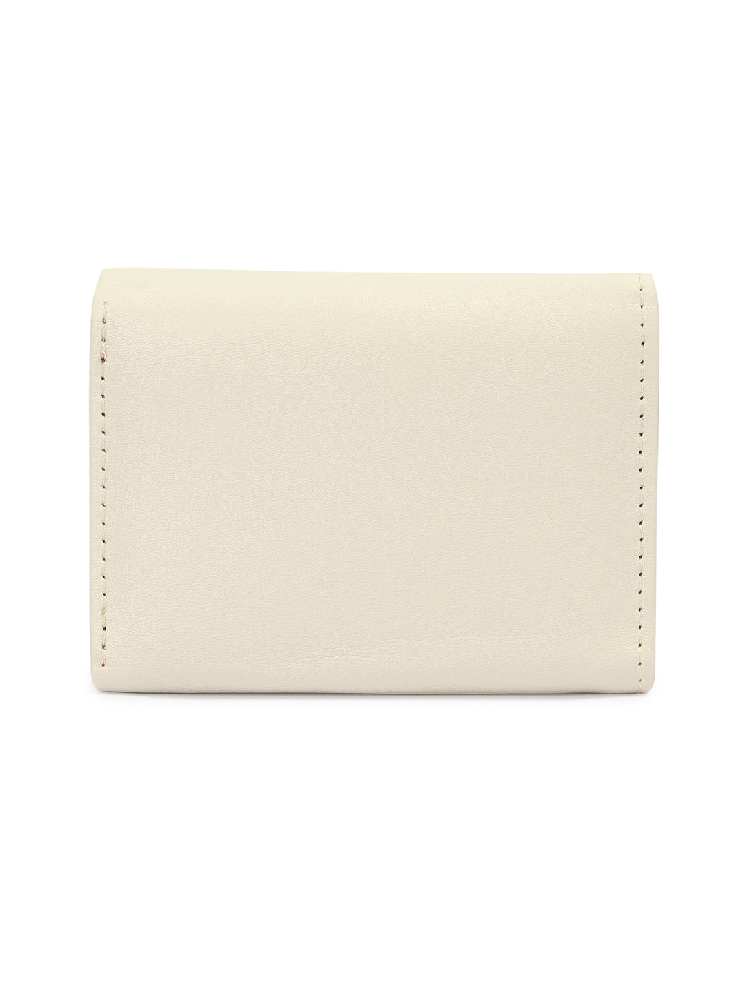 Crusset Wallet for Women â€“ PU Ladies Purse with Button Closure | Two Fold Textured Womenâ€™s Wallet CW20765