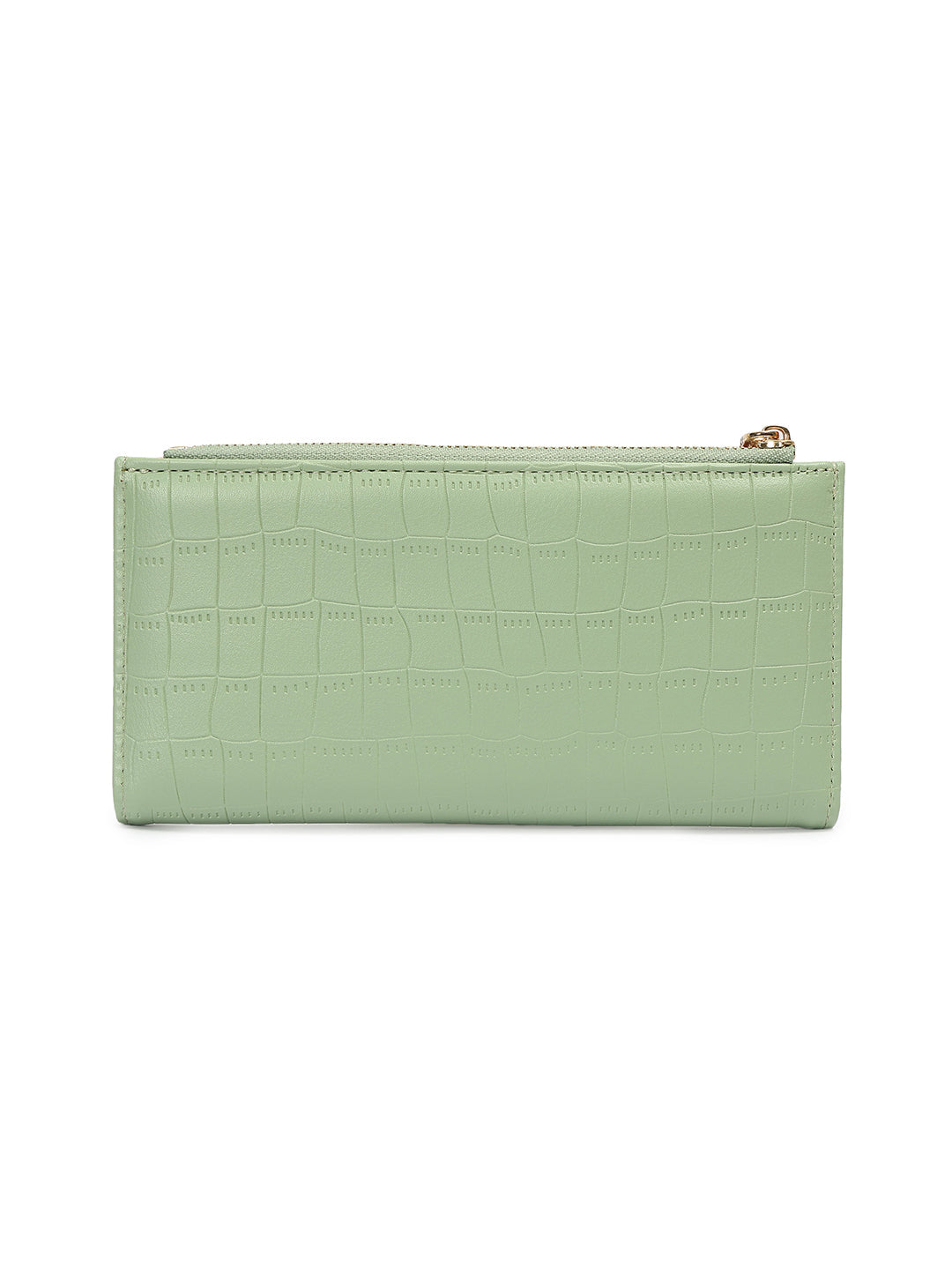 Crusset Wallet for Women â€“ Faux Leather Ladies Purse with Button Closure | Large Two Fold Textured Womenâ€™s Wallet CW20758