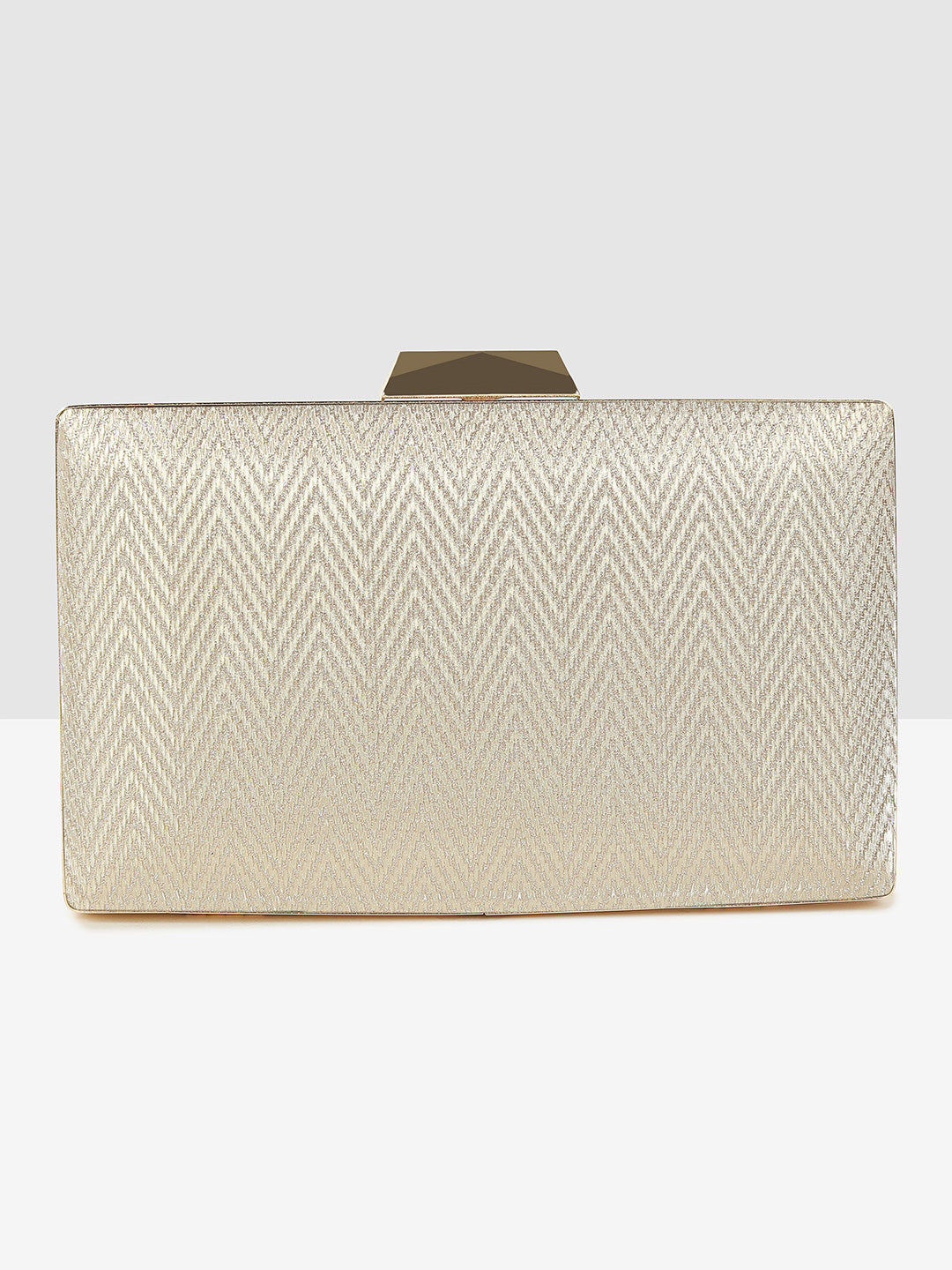 Glamor Gold Chain Clutch