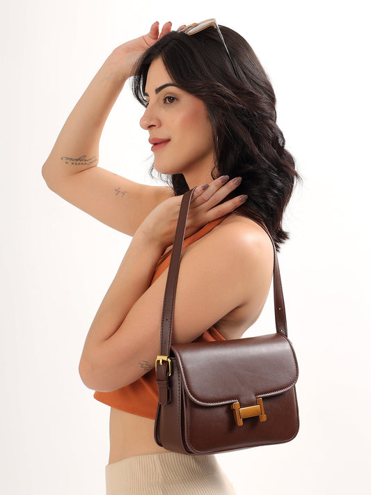 Crusset Ladies Shoulder Bag Stylish Handbag Structured Shoulder Bag Crossbody Bag CI20758