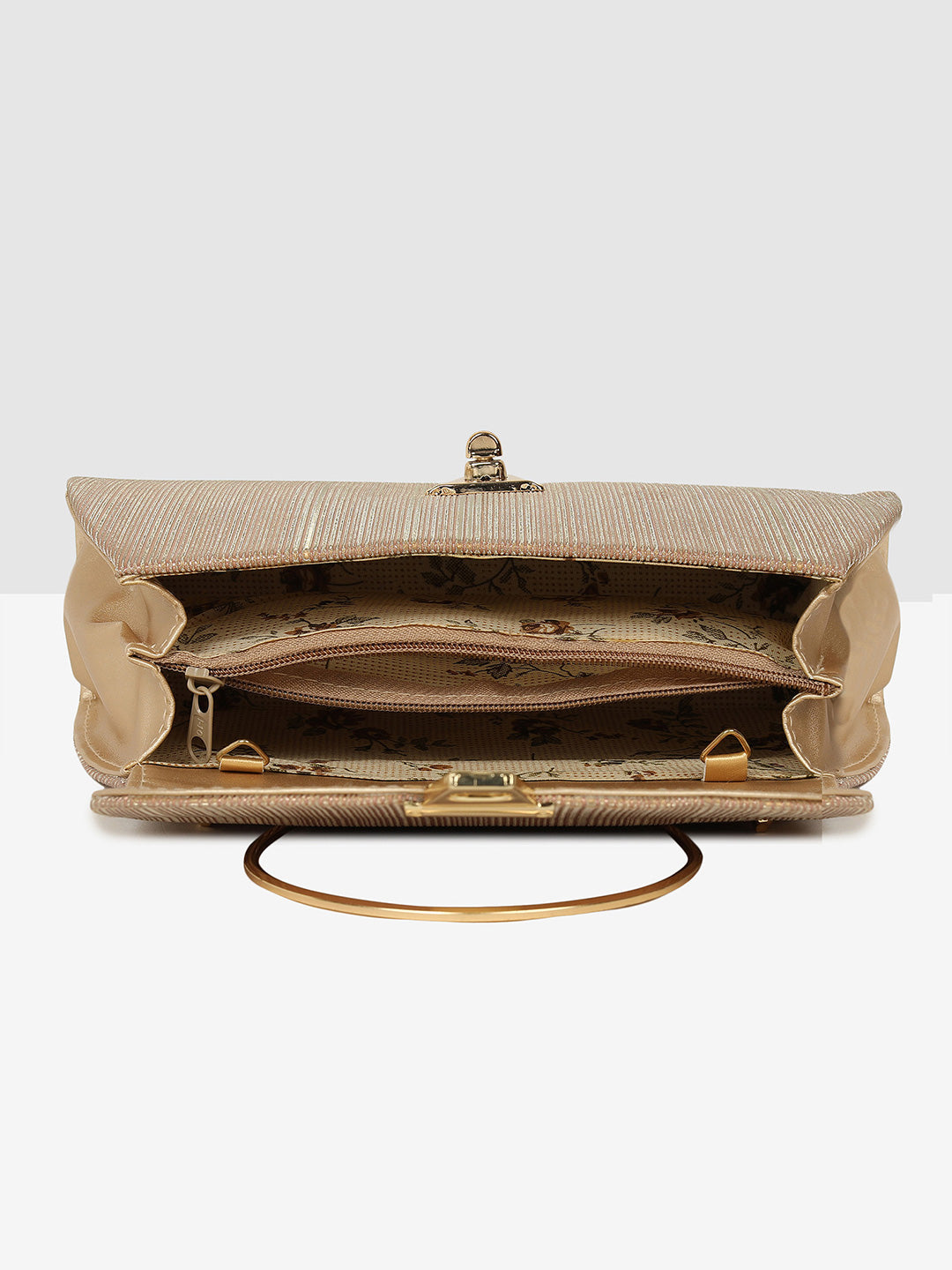 Elegant Ladies Handbag Golden Purse for Weddings & Parties