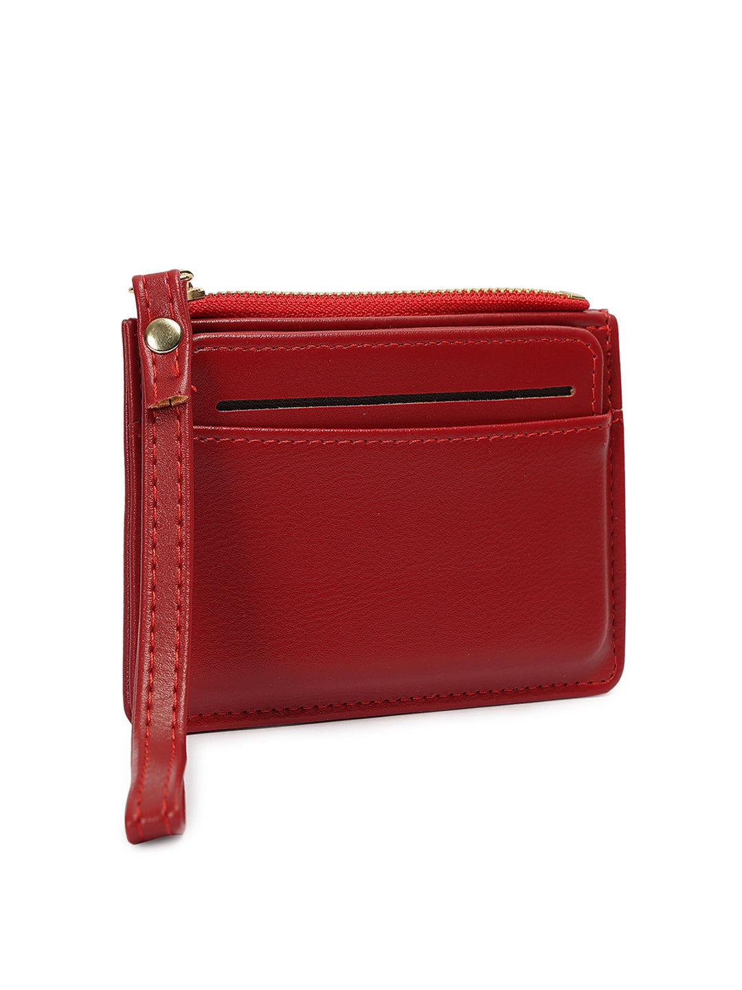 Crusset Wallet for Women â€“ PU Ladies Purse with Button Closure | Two Fold Textured Womenâ€™s Wallet CW20769