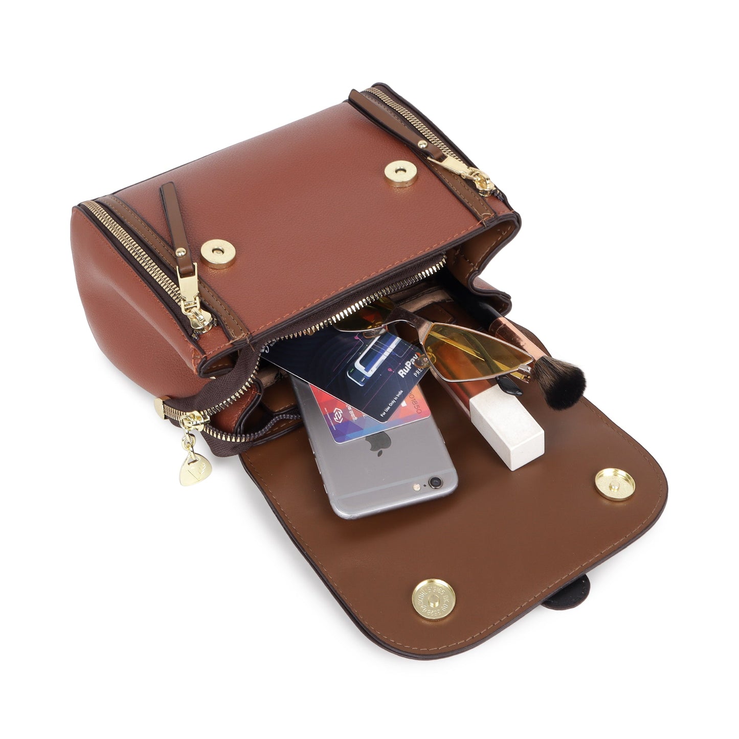 Crusset Ladies Shoulder Bag Stylish Handbag Structured Handheld Bag & Crossbody Bag CI20755